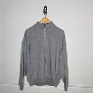 Alo. Accolade 1/4 Zip. Grey. Large.